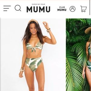 Show me your mumu-high waisted swimsuit